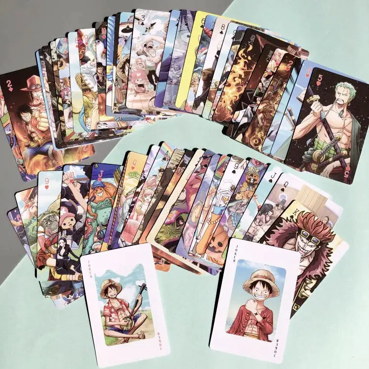 

One Piece Playing Cards Anime Luffy HD Nano SIM Card Postcard Playing Cards