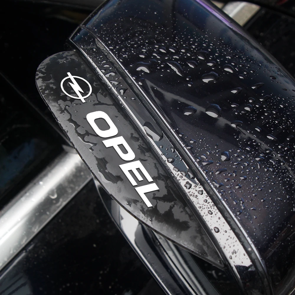 

Car Rear View Mirror Rainproof Accessories Exterior Trim Accessories For Opel OPC Astra Insignia Vectra Corsa Zafira Mokka