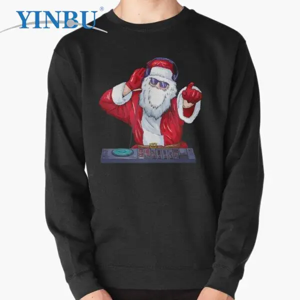 

Футболка DJ Santa Christmas Elf graphic Мужская, модная одежда, новинка 2023, уличная одежда, футболки