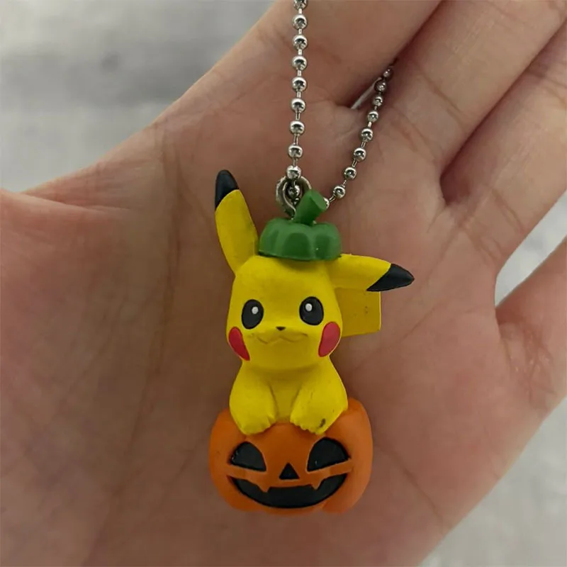 Фото Мультфильм Пика Bewear Gengar Mimikyu Хэллоуин аниме фигурку игрушки брелки подарки для детей TAKARA TOMY коллекция кукол №4