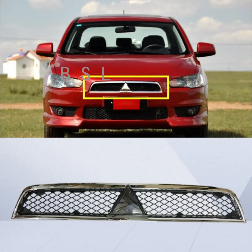 

Хромированная решетка переднего бампера с эмблемой 7450A093 для Mitsubishi Lancer & Sportback 2009-2012
