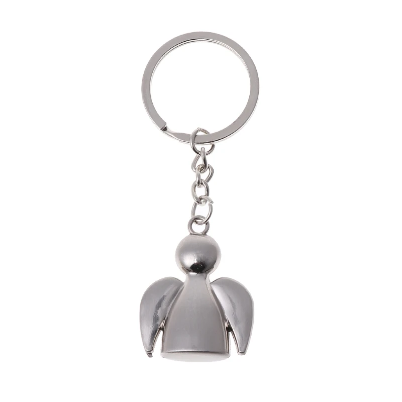 

Fashion Metal Angle Keyring Lovely Sunny Backpack Pendant Small Charm Keychain Gifts for Friends Family Kids