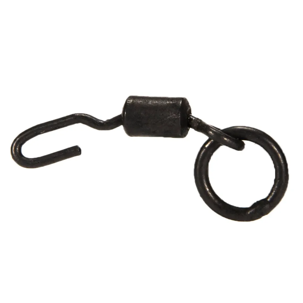 

10/20/50/100pcs Anti-glare Terminal Tackle Spinner Swivel Pesca Iscas Alloy Copper Ronnie Rigs Carp Fishing Quick Change Swivel
