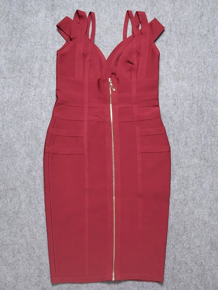 BEAUKEY модное оранжевое платье на бретелях-спагетти с V-образным вырезом длиной до