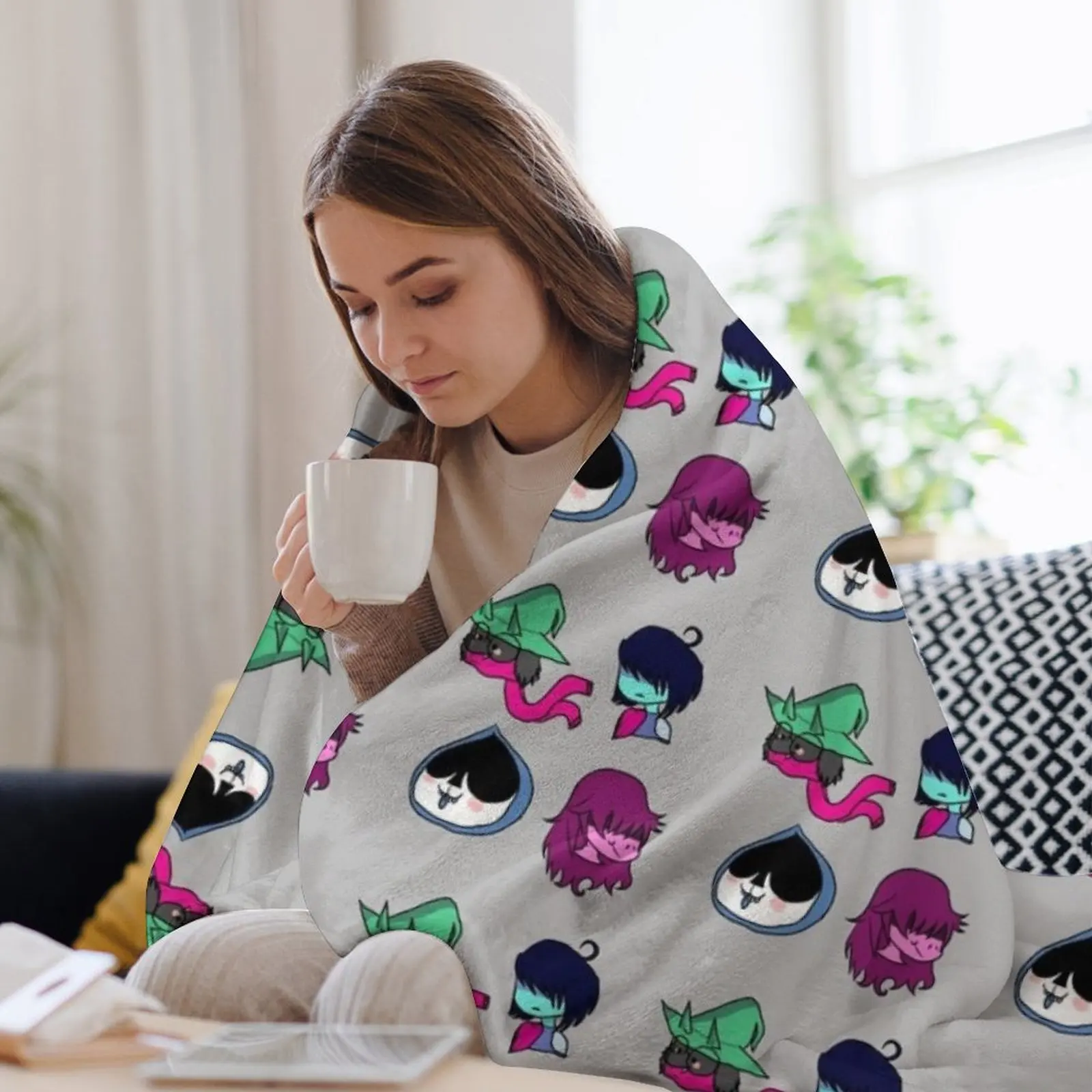 Одеяло Deltarune Crew Постельное белье теплое на зиму Одеяла