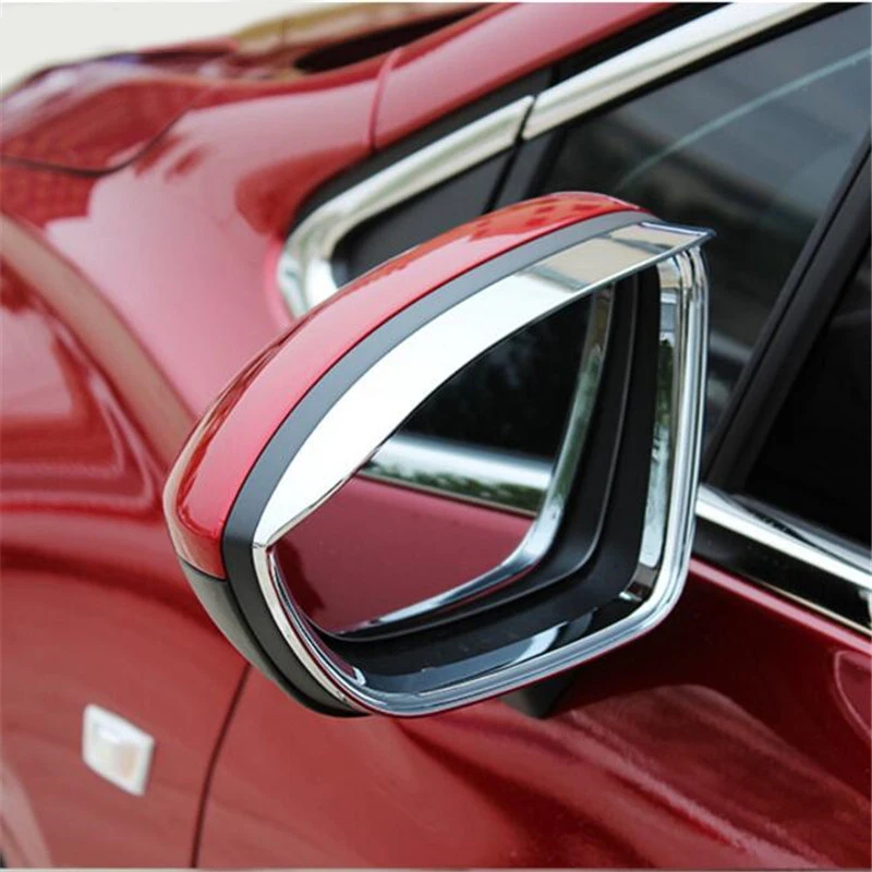 

2Pcs/Set Car Rain Visor Trim For Chevrolet Cruze Sedan Hatchback 2009-2017 Rearview Mirror Rainproof Cover Accessories