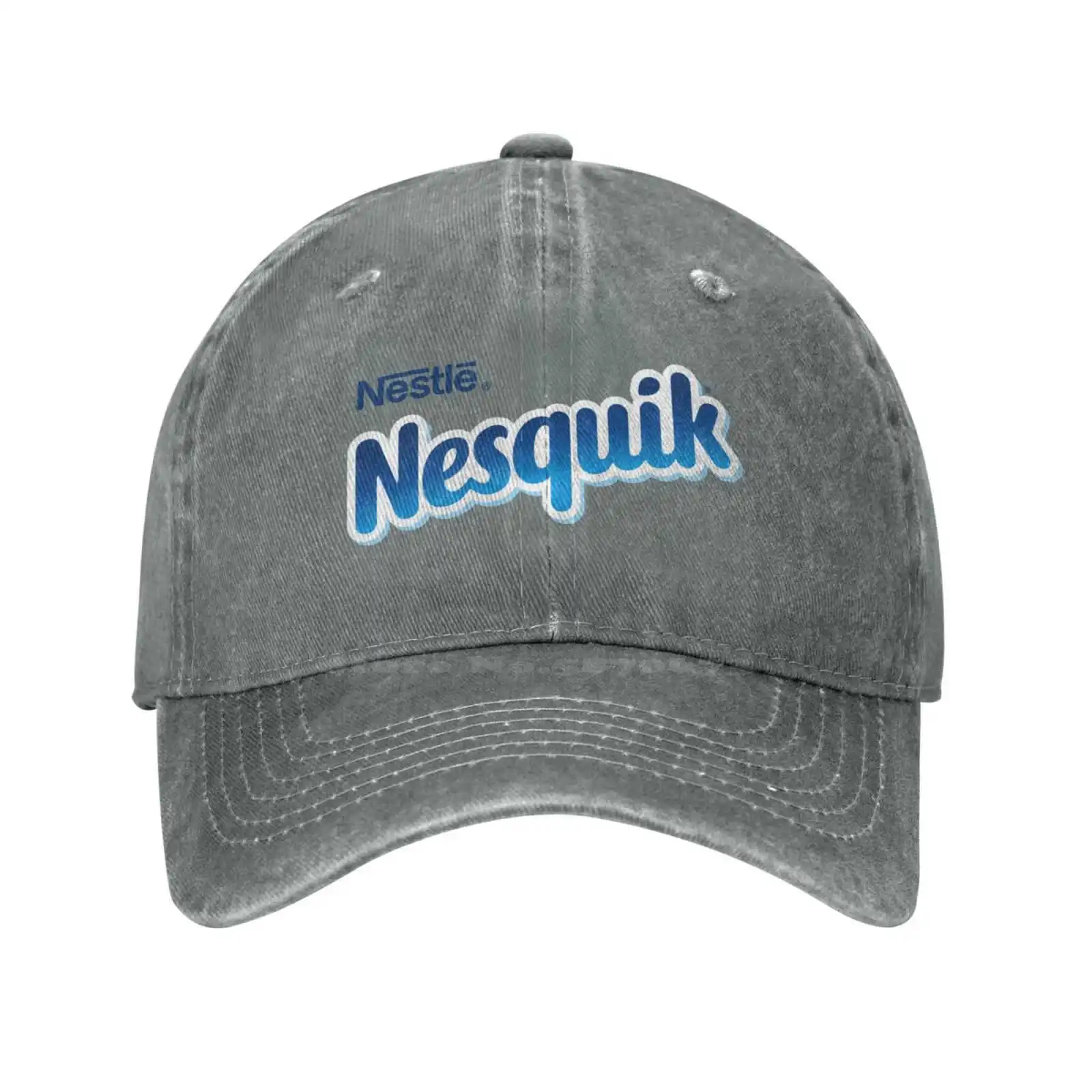 Повседневная джинсовая бейсболка Nesquik с принтом логотипа