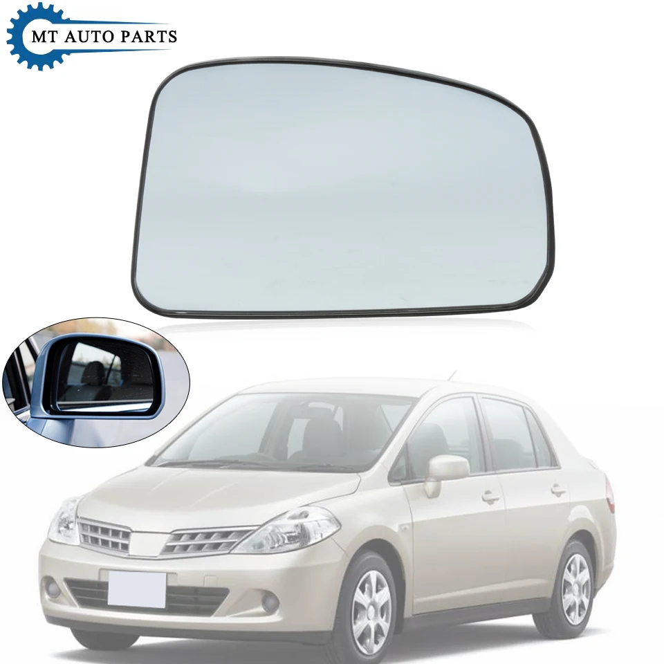 

MTAP Left Right Outer Rearview Side Mirror Glass Lens Heated For NISSAN TIIDA LATIO VERSA C11 2005-2010 For Dodge Trazo