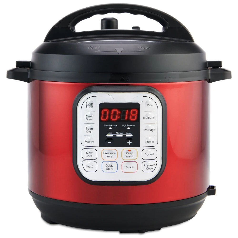 

Duo™ 6 Quart Multi-Cooker, Red Stainless Steel