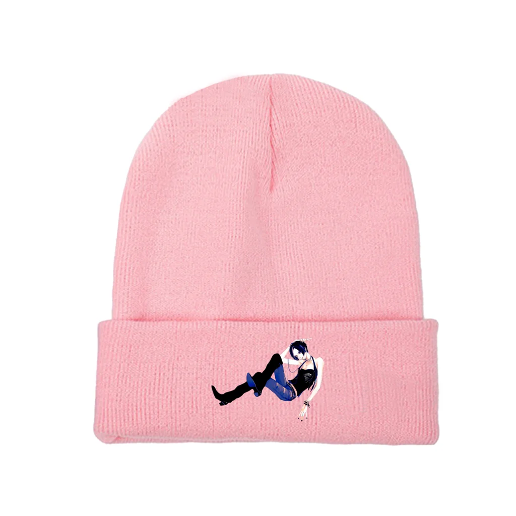 

Cool Printing Nana Osaki Animated Fantasy Adventure Knitting Beanie Caps Skullies Beanies Ski Caps Soft Bonnet Hats Winter Warm