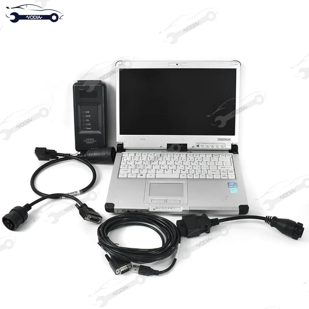 Адаптер для ET4 478-0235 4 с ноутбукомcfc2 2023ET грузовой экскаватор диагностического