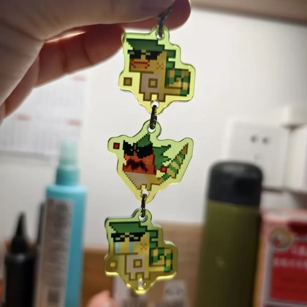 Брелок для ключей косплея Genshin Impact Natlan Kinich K'uhul Ajaw