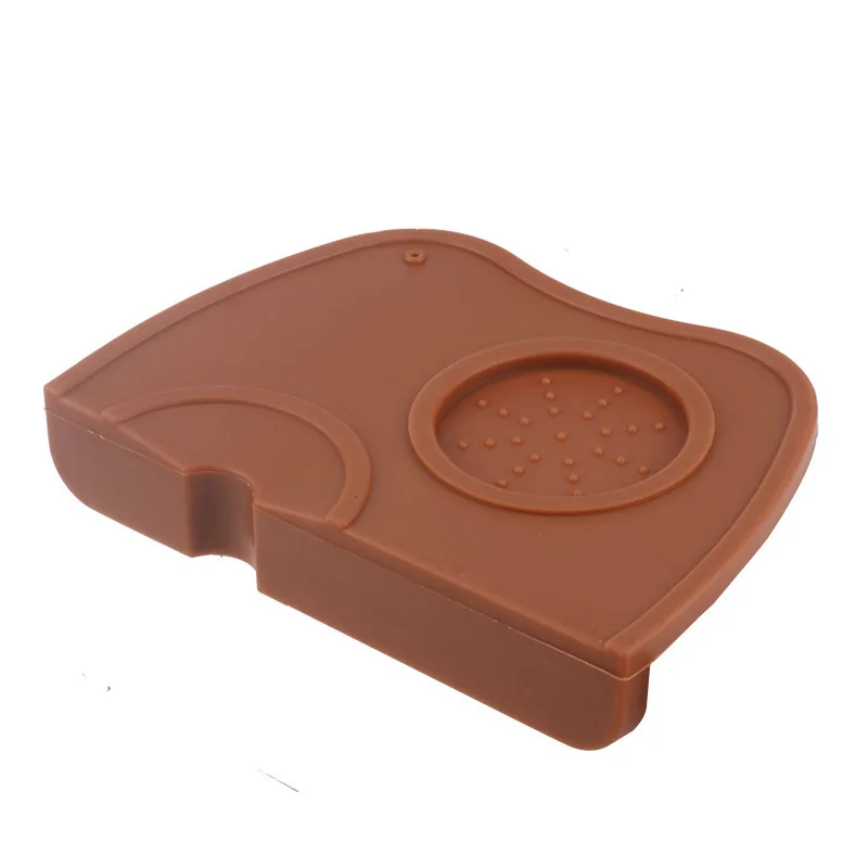

2022 Brown Barista Espresso Latte Art Pen Tamper Holder Home Coffee Accessories Black Manual Silicone Pad Mat