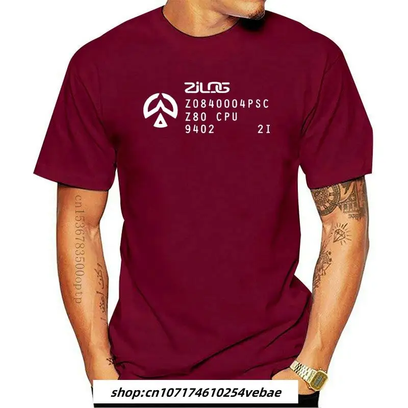 

2022 г., Винтажная Футболка Zilog Z80 с маркировкой микропроцессора, процессор Z80, встроенная в компьютер технология Zx Spectrum 2 3