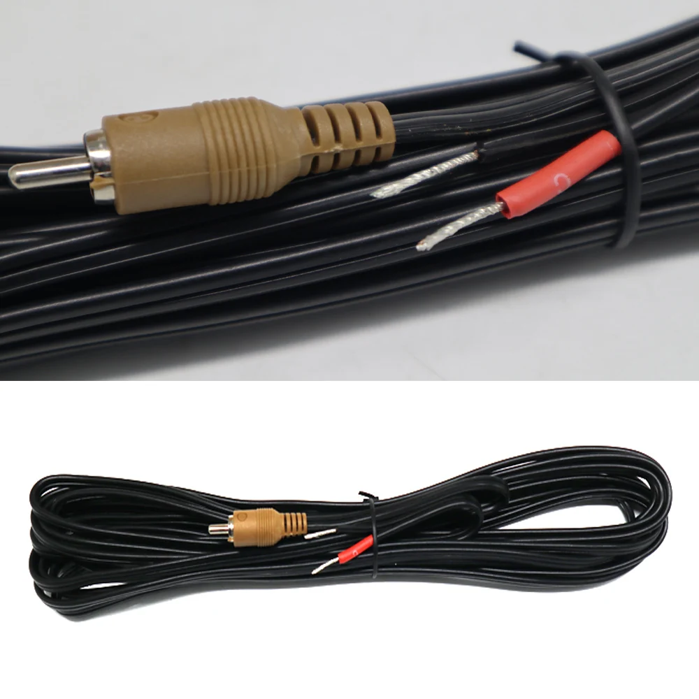 Передний левый и правый кабель для динамика провод RCA неизолированной акустики