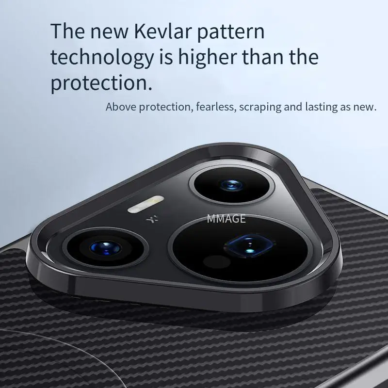 Чехол с кевларовым узором для huawei Pura 70 Pro Ultra силиконовый магнитный чехол