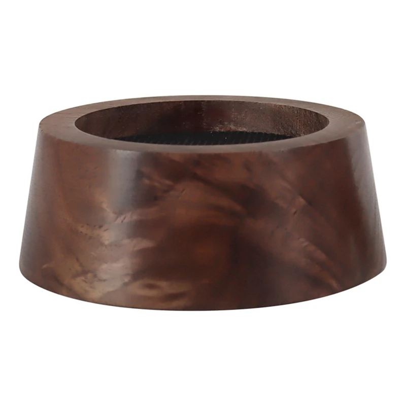 

Walnut Wood Coffee Filter Tamper Holder Espresso Tamper Mat Stand Coffee Maker Support Base Rack Coffee Accessories
