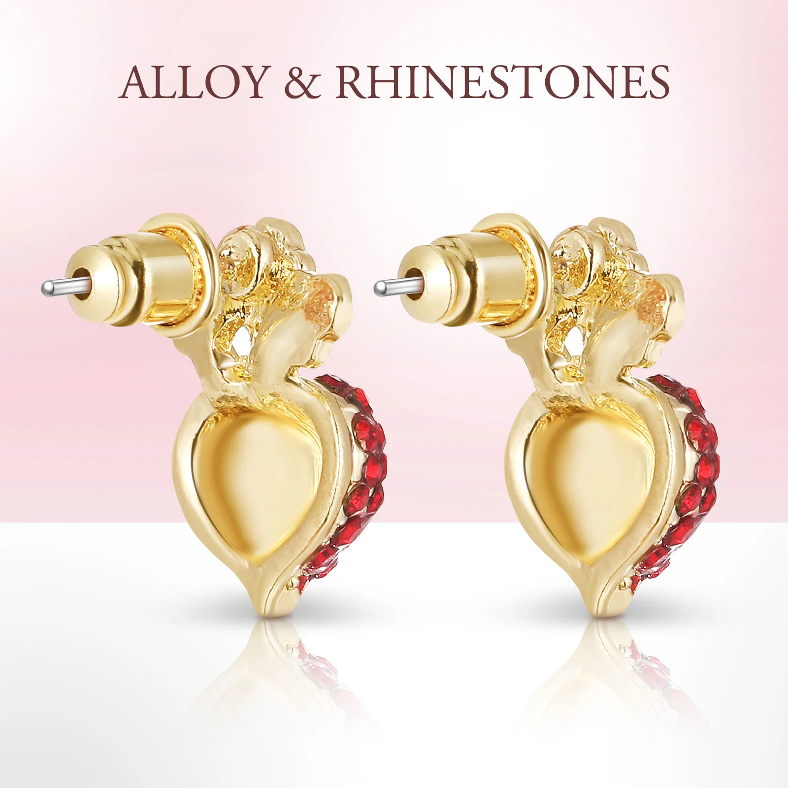 Серьги-гвоздики с морковью для женщин очаровательный подарок ювелирные изделия