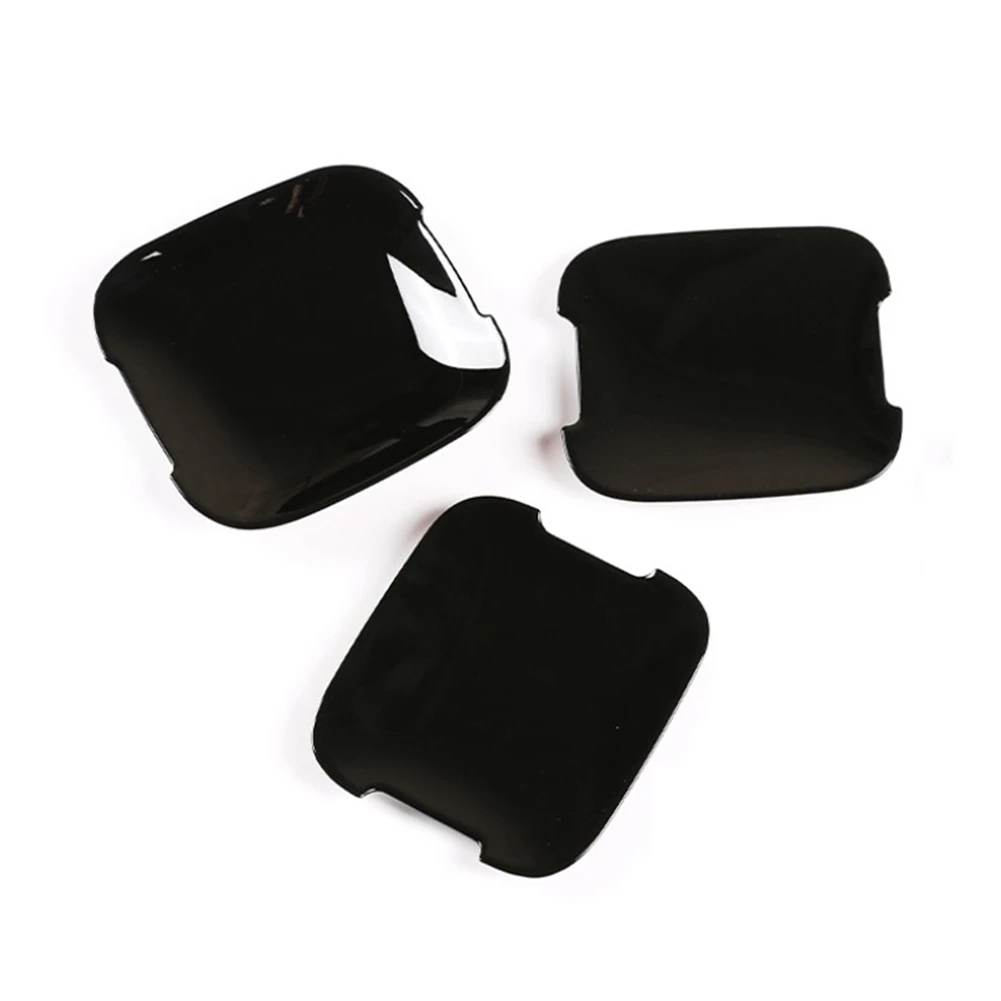 

For Land Rover Defender 90 2020-2022 Car Grab Door Handle Bowl Cover Trim Decoration Stickers Accessories, Black