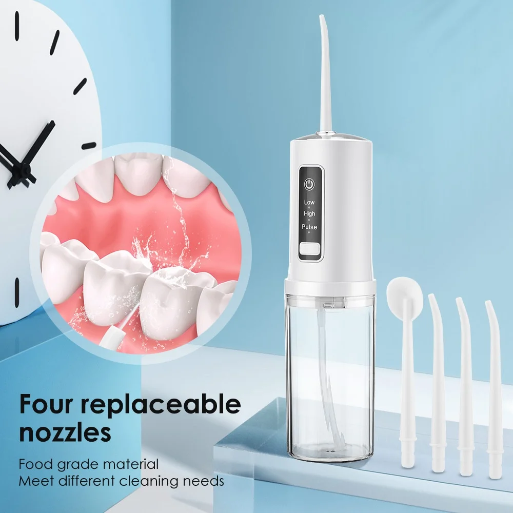 

New Portable Oral Lrrigator, Water Dental Drill Spray, USB Rechargeable Tartar, Toothpick, Teeth Whitening And Cleaning Tool