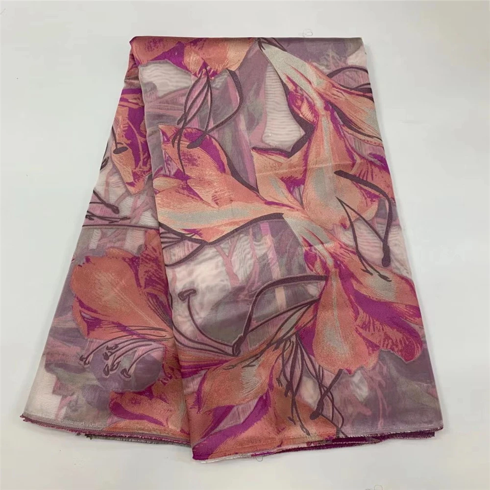 Новейший модный дизайн кружево желтого цвета из органзы низкая цена оптовая 5