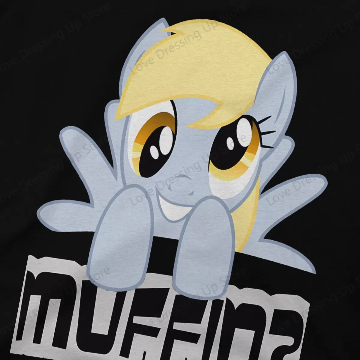 Derpy Hooves - хлопковая футболка Muffin с короткими рукавами для мужчин и женщин