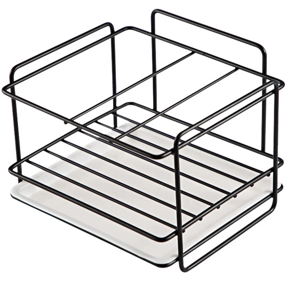 

Sink Sponge Holder Kitchen Dish Trayshelf Accessories Organizers Brush Soap