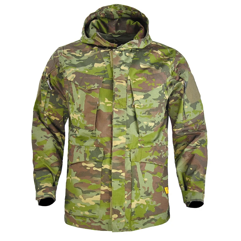 

Brand M65 Military Camouflage Male Clothing US Army Tactical Men's Windbreaker Hoodie Field Jacket Outwear Casaco Masculino