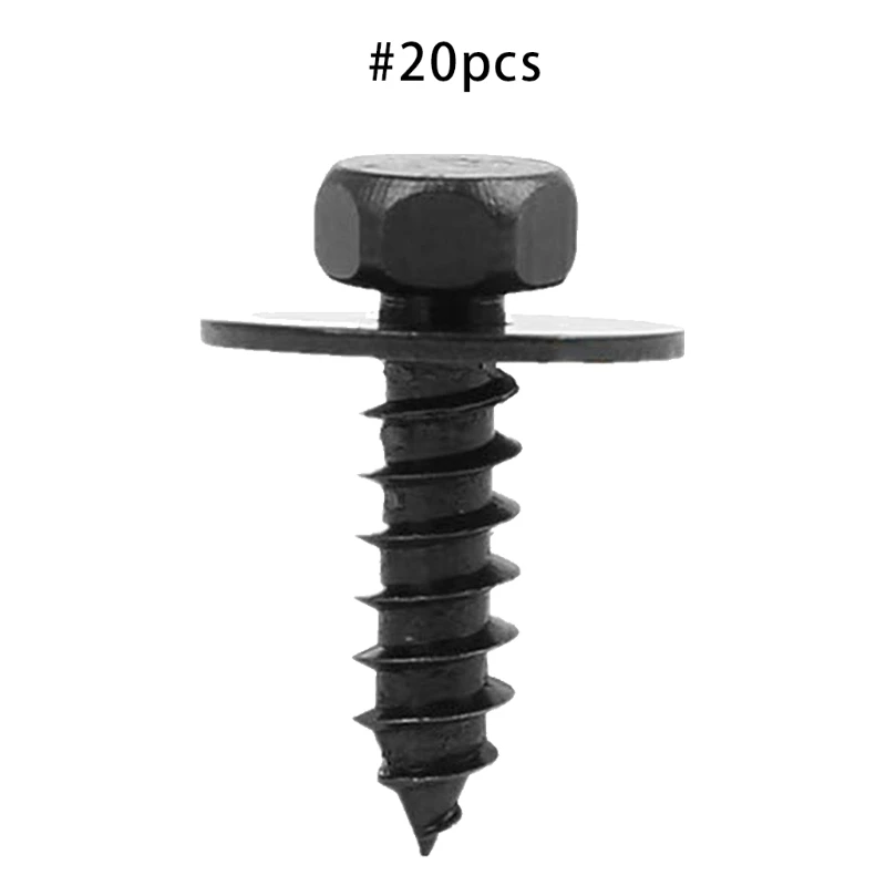 

Универсальные автомобильные самонарезающие винты, невыпадающая свободная шайба для Креста, шестигранная