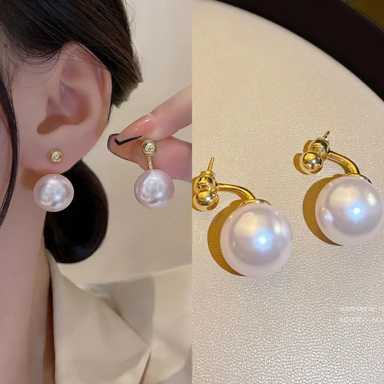 

Серьги-подвески из серебра 2023 пробы с жемчугом