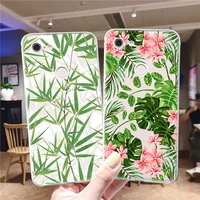 leaves plant flower phone case for google pixel 4 5 4a 3 3a 2 xl 6 6pro soft tpu for pixel 4xl 5 5a xl 3xl 5g back covers coque