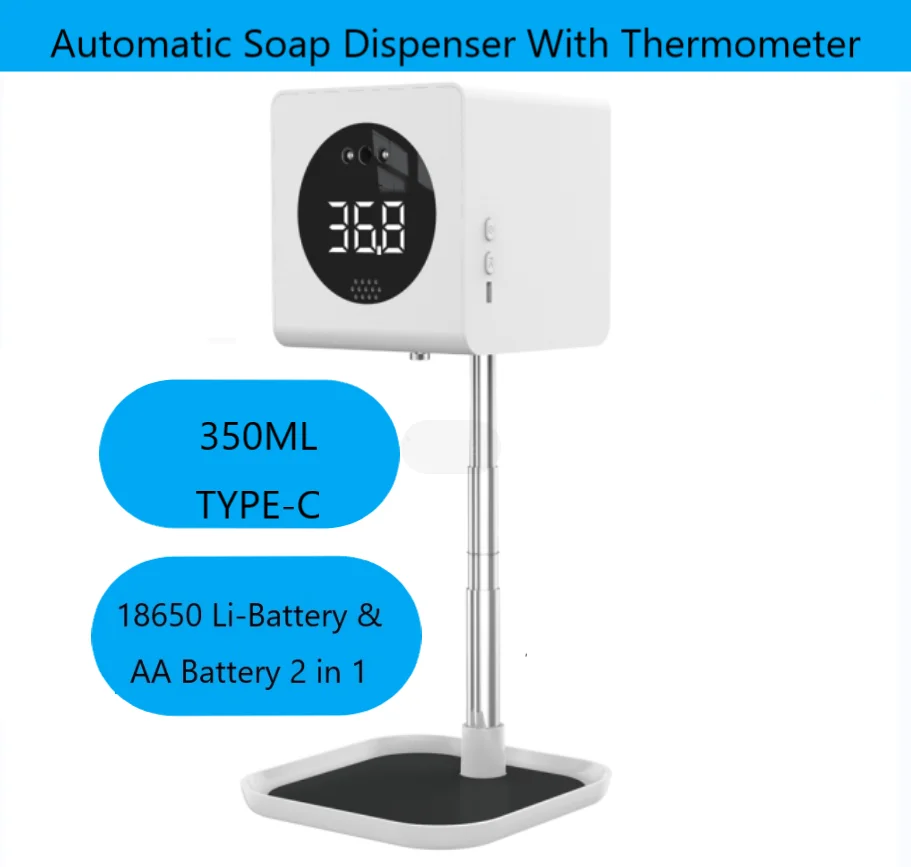 Настенный дозатор жидкого мыла с интерфейсом Тип термометра-C |