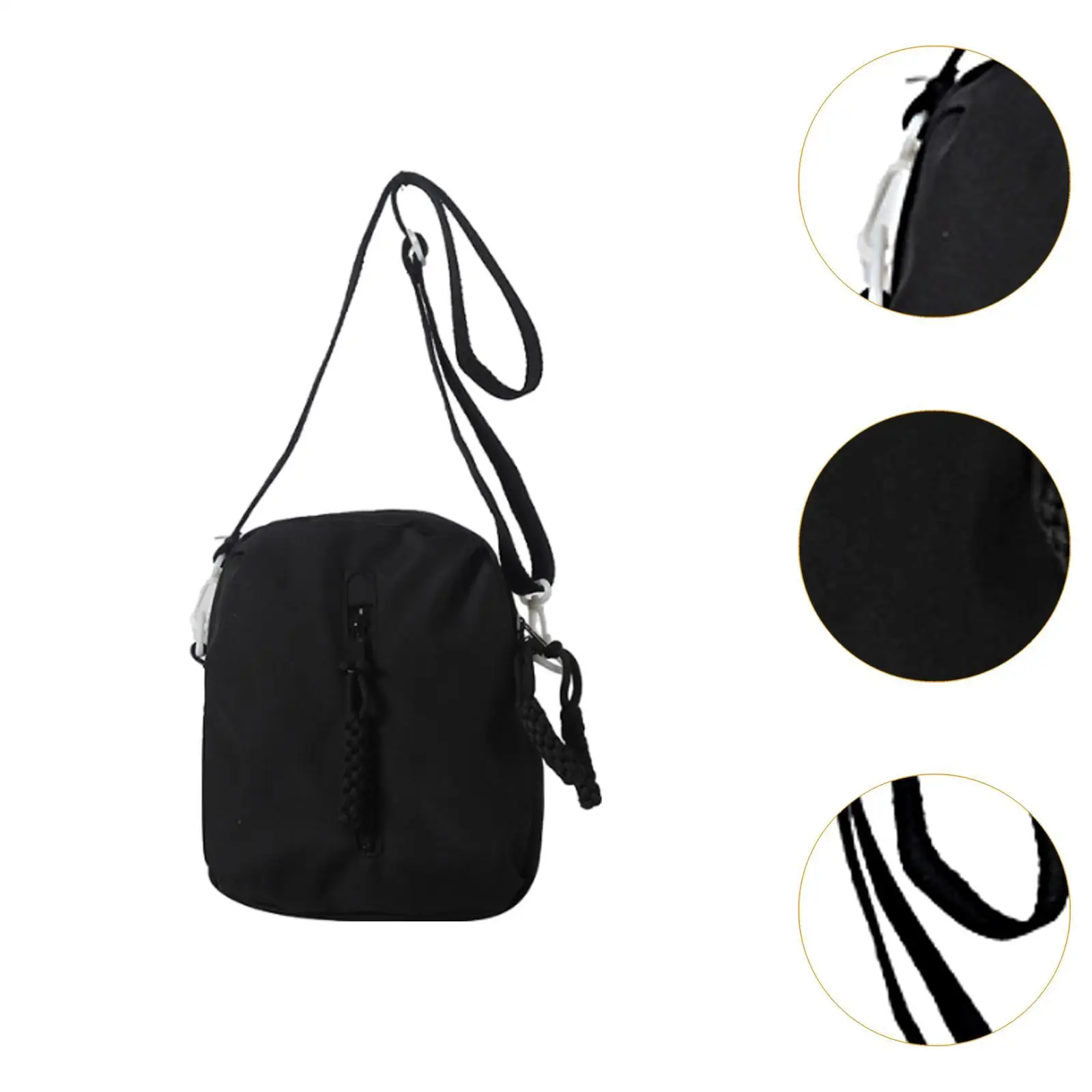 Женская сумка через плечо портативная Модная креативная легкая на молнии для