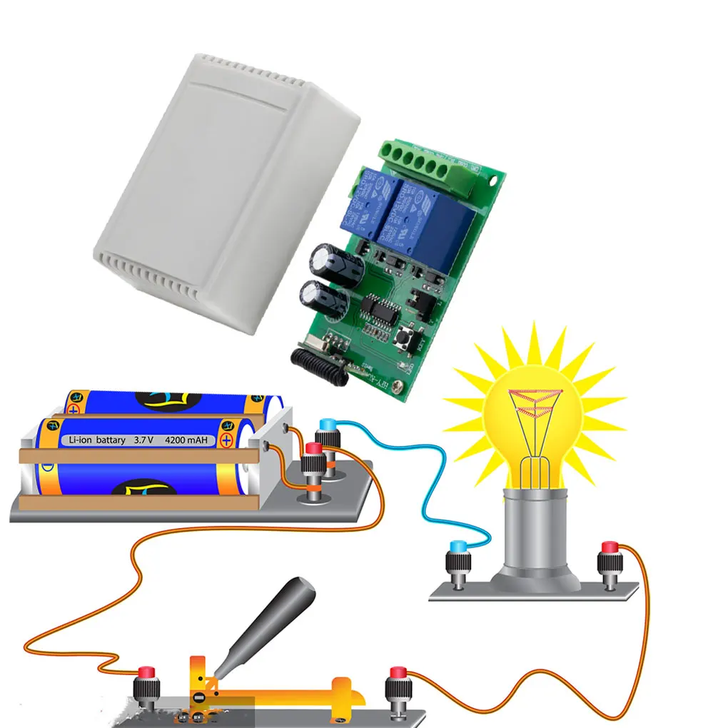 

Motor Wireless Remote Control Switch Relay Module Controller Components