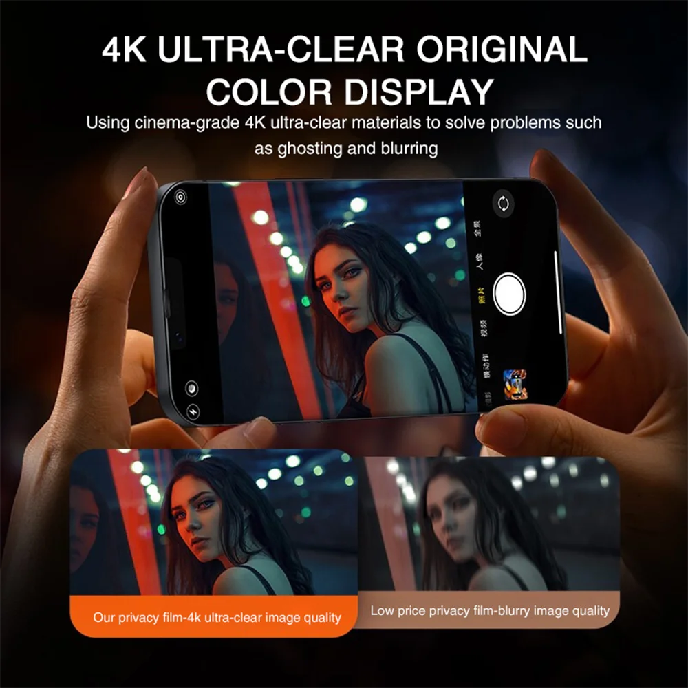 3 Pieces Of Privacy Protection Tempered Film IPhone 14 13 12 11 Pro XS Max XR Privacy Protection iPhone 6 7 8 Plus SE2020 Glass