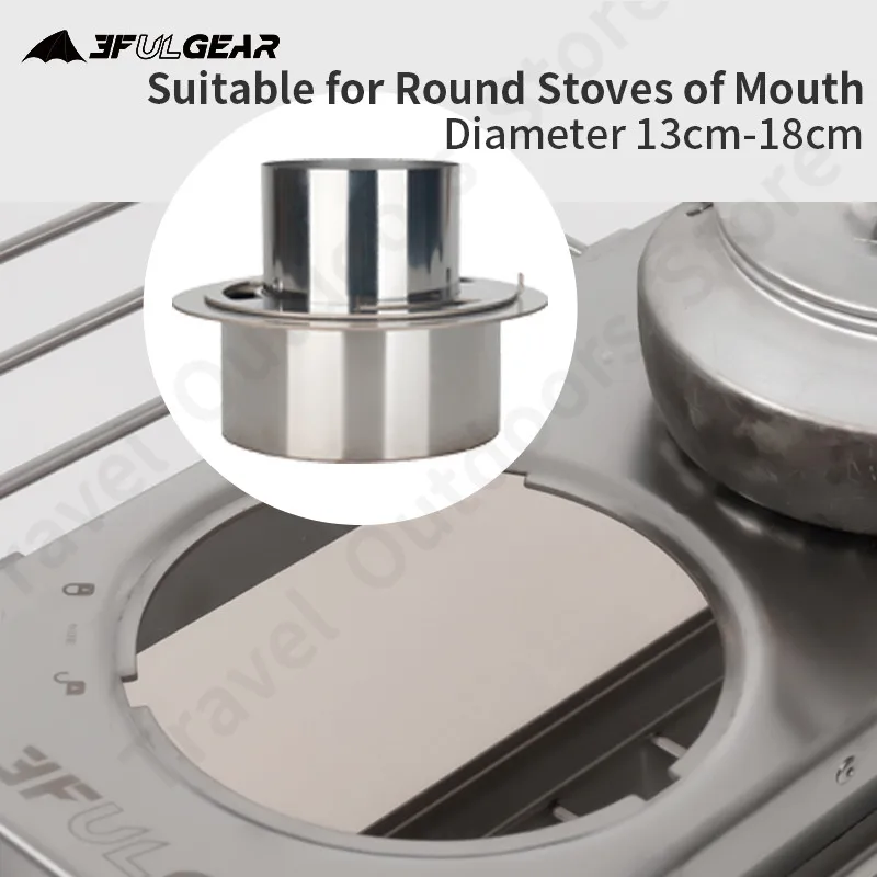 3F UL зубчатая зимняя печь топливный бункер полная нагрузка 10кг переносная турбина