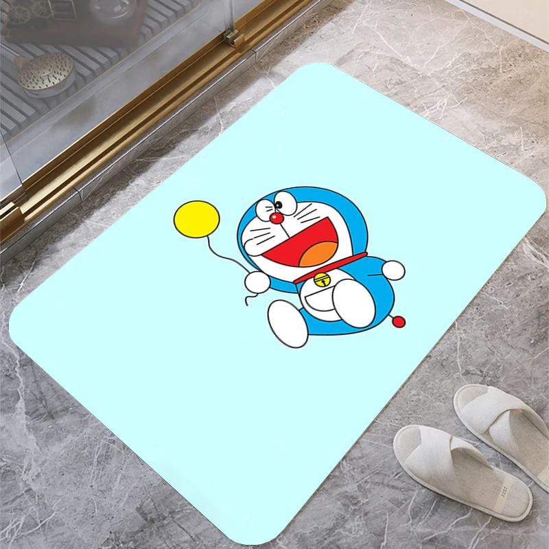 

Diy Diatom Ooze Non-slip Mat Doormat Doraemons Children Room Mat Mats Bedroom Rug Floor Mats for Home Kitchen Carpet Foot Door