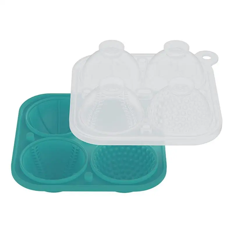 

Форма для кубика льда в виде шара, силиконовая форма для еды, 4 антипригарного льда, поднос для кубика льда для дома, ресторана, кухонные принадлежности