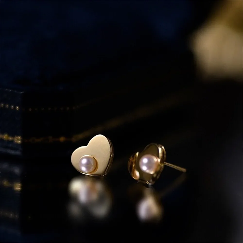 Серьги-кольца из 18-каратного золота ювелирные изделия высокого качества