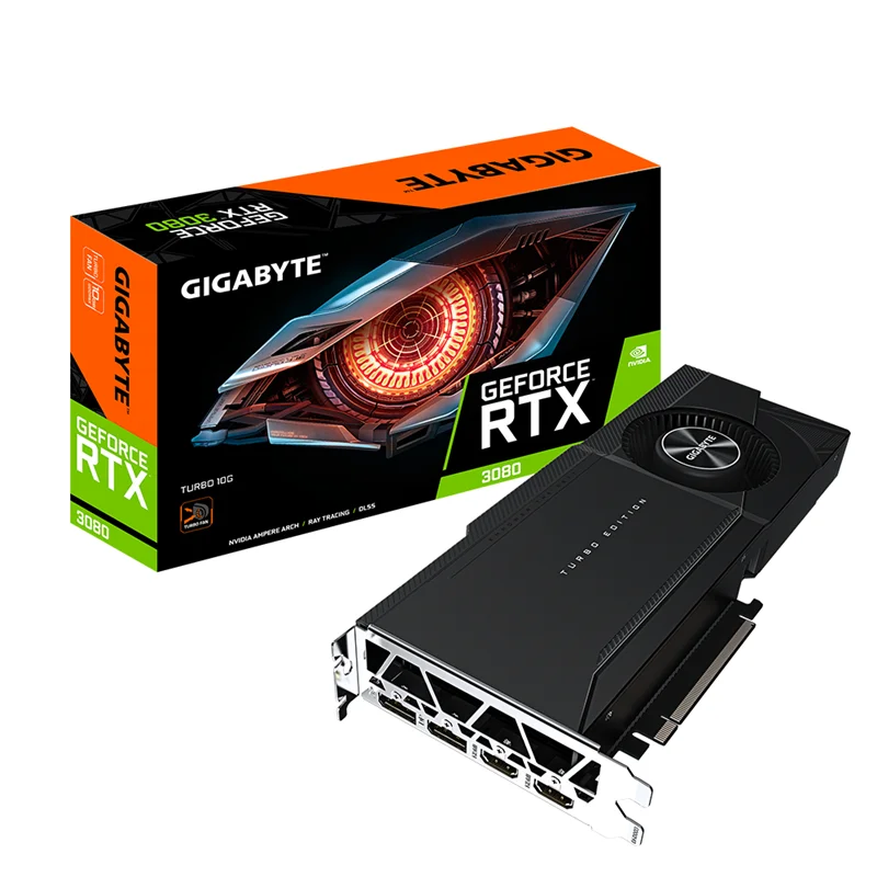 

Computing power Gigabyte Turbo GPU Non LHR graphics card RTX3080 10g FHR No lock Brand new