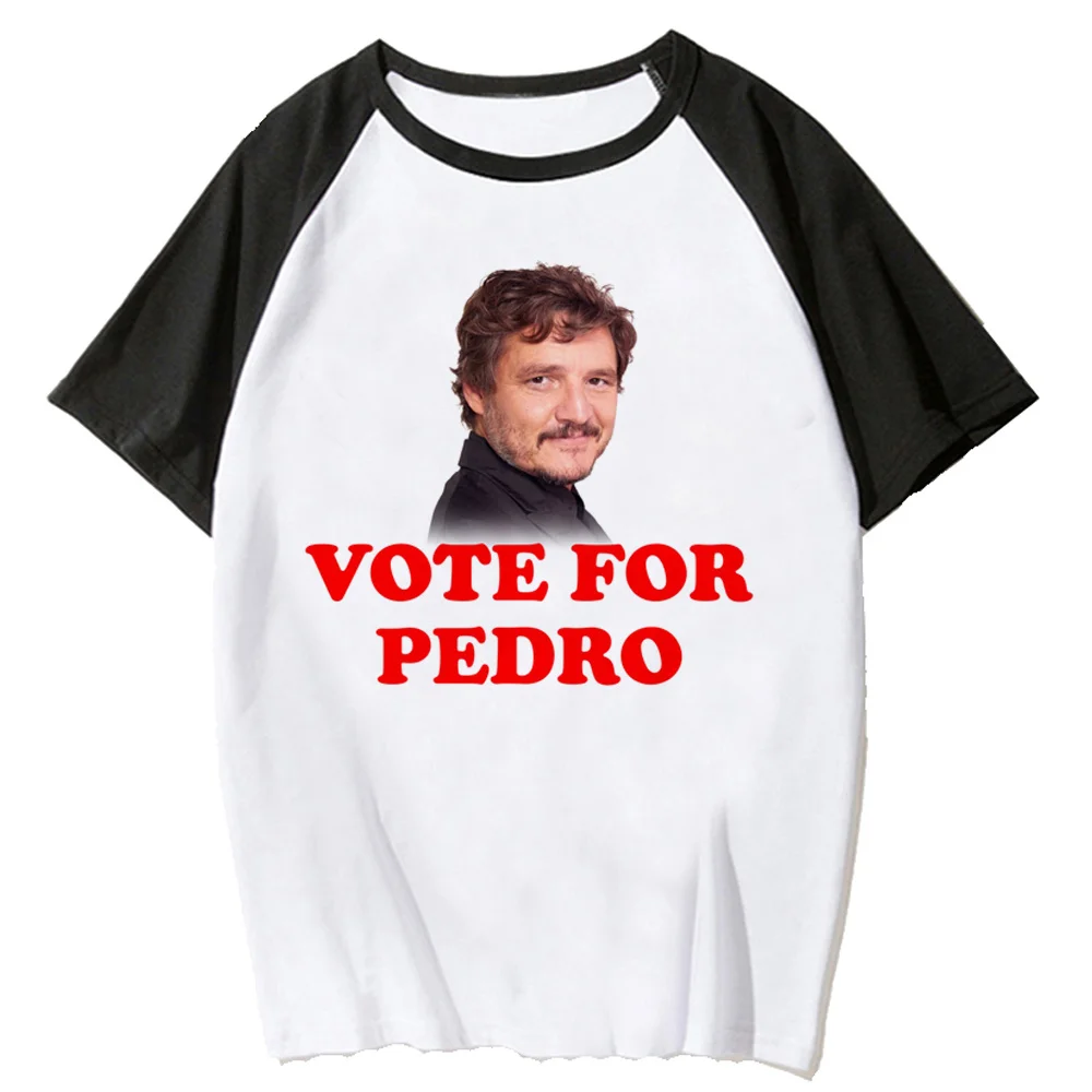 

Vote For Pedro Pascal tshirt women anime tshirt female Japanese clothing