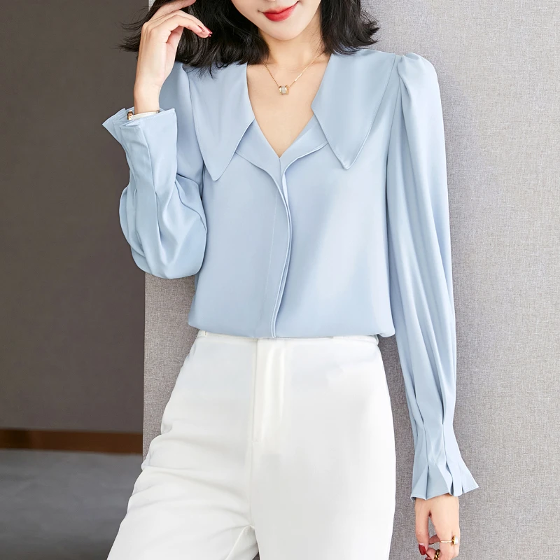 Рисунок 3 - Женская шифоновая блузка с V-образным