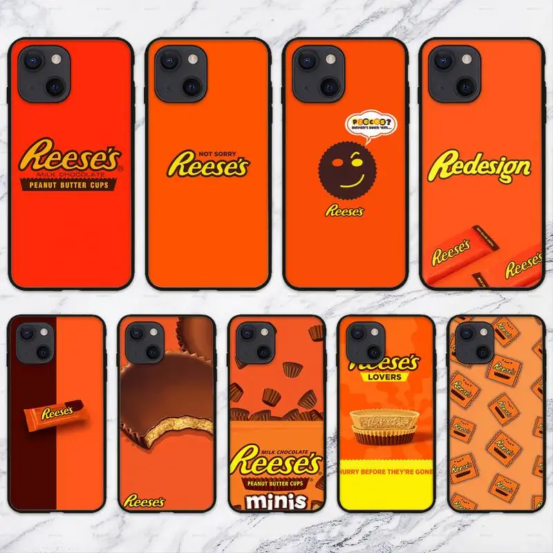 

Candy Reeses Phone Case For iPhone 11 12 Mini 13 Pro XS Max X 8 7 6s Plus 5 SE XR Shell