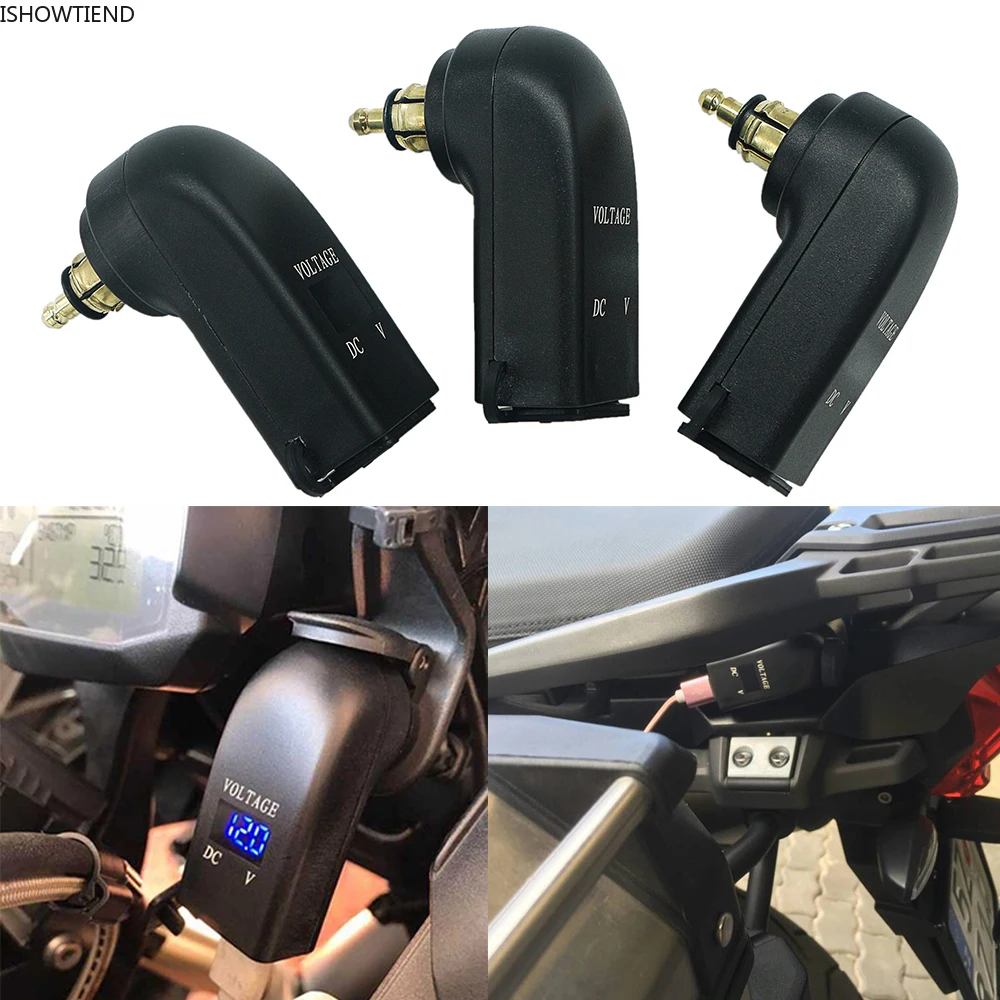 

Modified Motorcycles Charging Dual USB Charger Power Adapter Cigarette Lighter Socket for BMW R1250GS Adventure LC F850GS F800GS