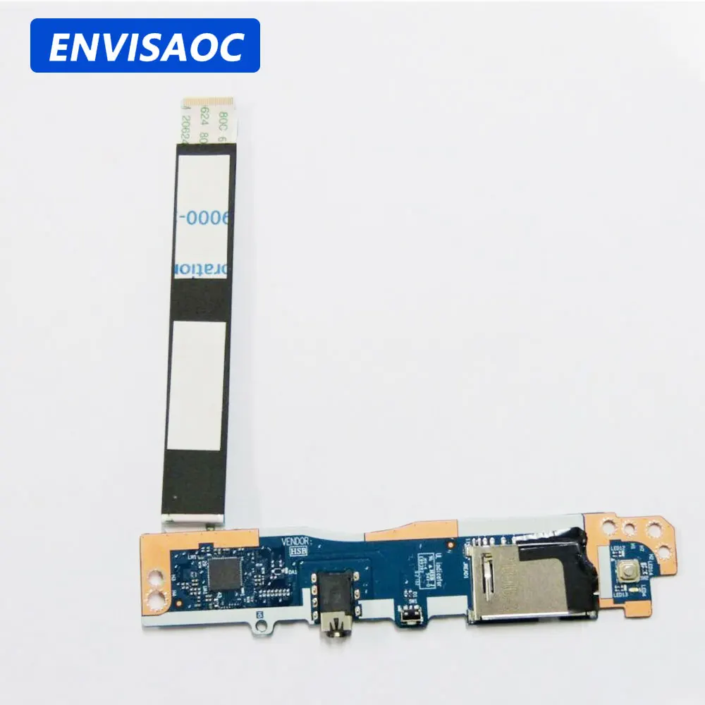 Фото Для Lenovo IdeaPad 3 14IML05 14IIL05 14ITL05 V14 G1 14s IML IIL ARE устройство чтения карт ноутбука аудиоразъем порт переключатель кнопка питания плата №1