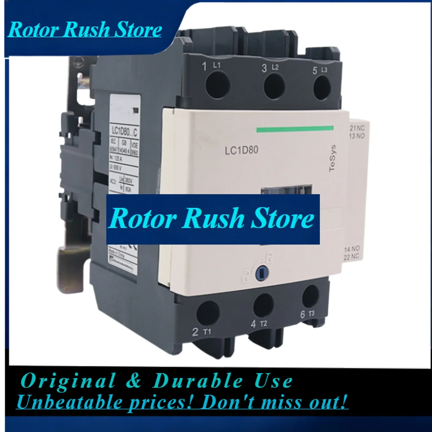 Новый оригинальный контактор RoRuS LC1D80M7C 220VAC AC (art.: 3920dbecb31ed) - 3920dbecb31ed