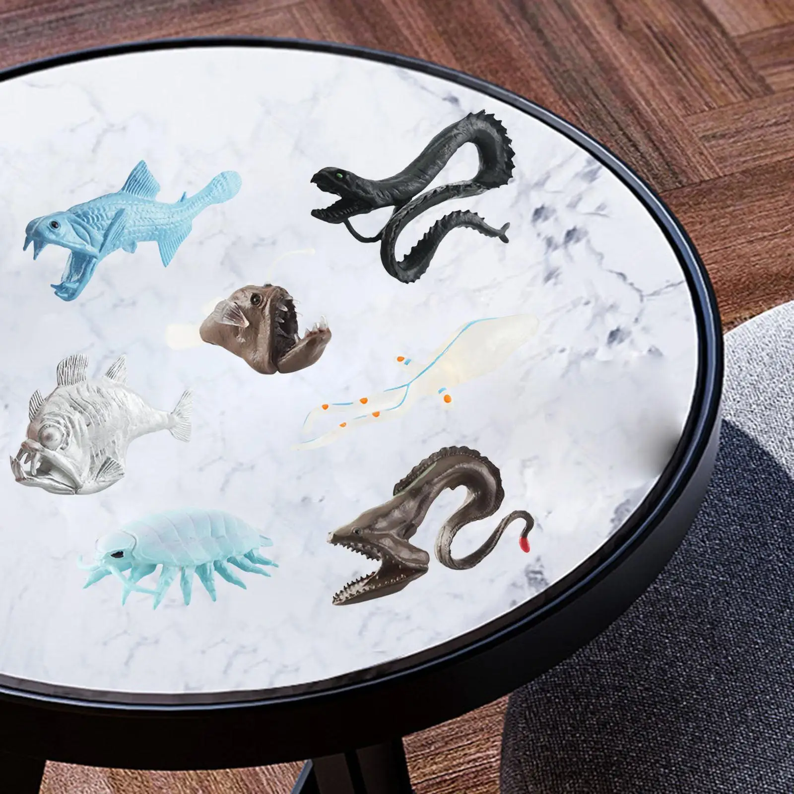 Фигурки животных из глубоководной биологии 7 шт.