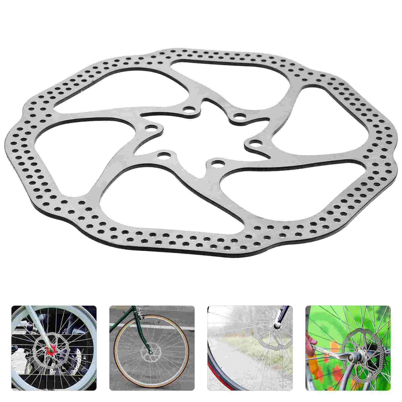 

1 Set Brake Mountain Bike Parts Bicycles Brake Pad Bicycles Brake Six Hole Bike Brake Disc for Replacement Outdoor Repairing
