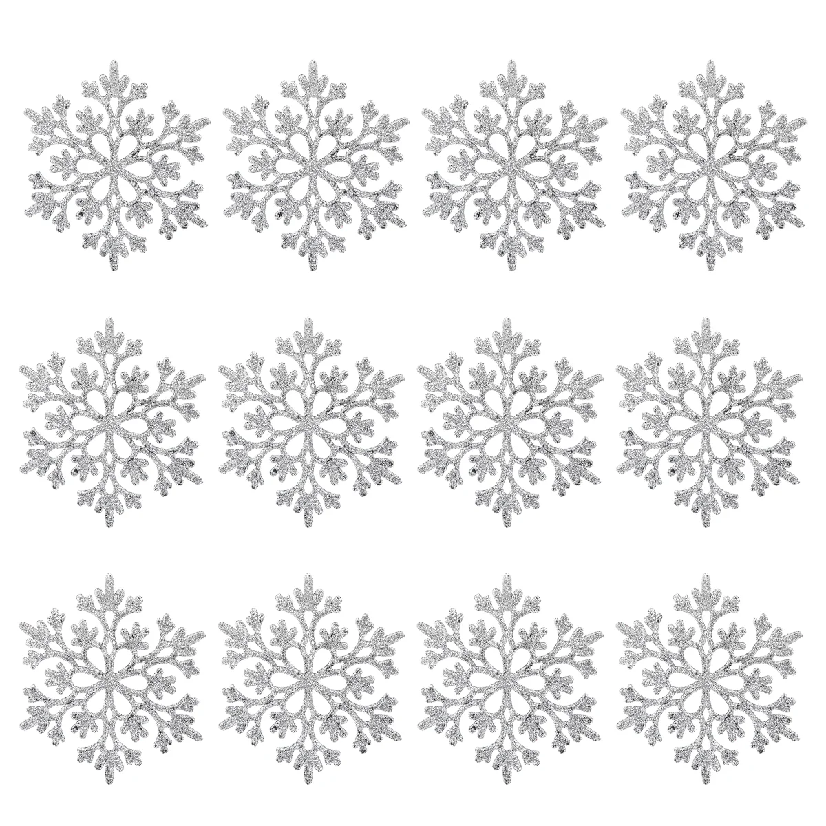 

Hanging Snowflakes Christmas Winter Wonderland Snowflake Glitterdecorations Window Flake Snow Slice Decor Tree Crafts Holiday