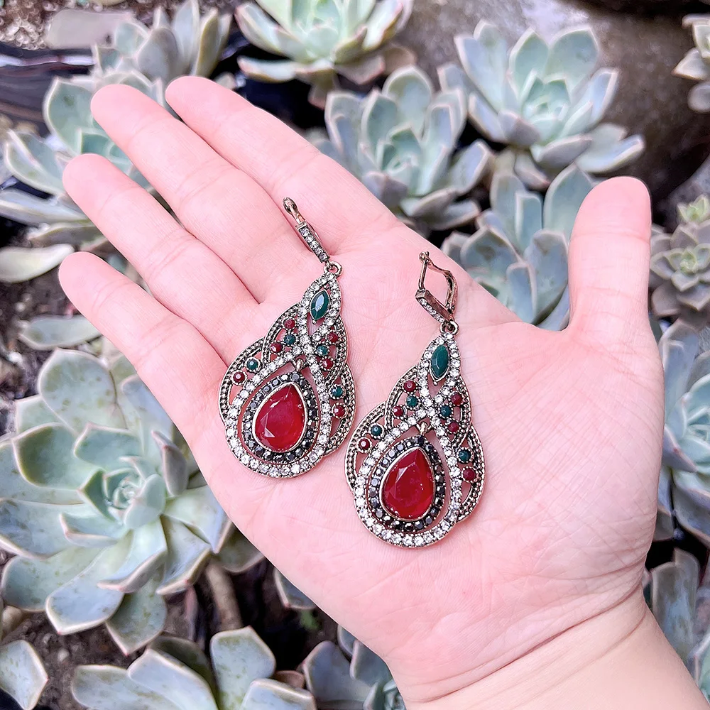 Серьги-подвески Sunspicems синие